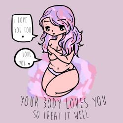 artoflydia:  preach!! i’m all about body positivity 