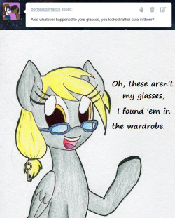 lovestruck-derpy:  Heehee, I think I know why he likes saying