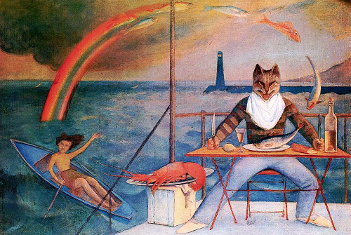 Balthus. The Mediterranean Cat. 1949.