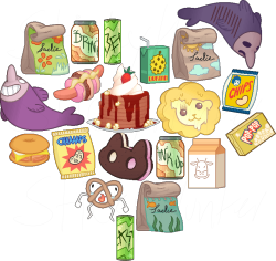 stickyhunter:  SU Pixel food available on my RedBubble!   [Patreon]