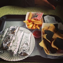 andreadailey1:  Fish tacos, fries and chips       #fishtacos