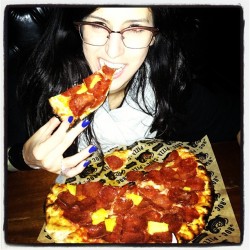 For real, though, it&rsquo;s like a legit problem at this point. #pizzaaddict (at The Crocodile)