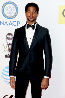 awardseason:    Alfred Enoch attends the 47th NAACP Image Awards