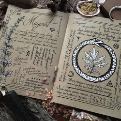 poisonappleprintshop:  The Hedge Witch’s Herbal Grimoire, second