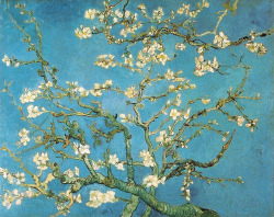 viverci:  malinconie:  Almond Blossoms, Vincent Van Gogh    ☁ORGASM☁