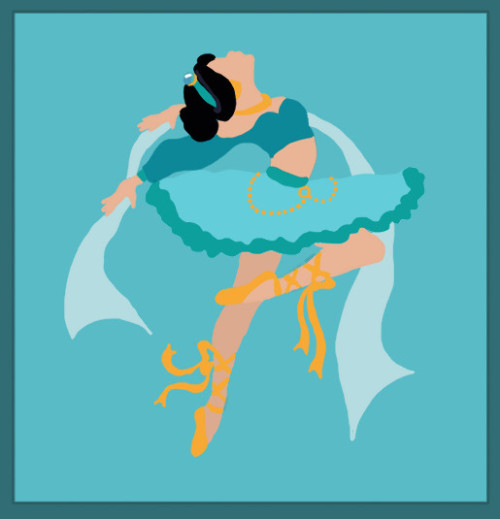 girlofmanycolors:  Disney Ballerinaâ€™s By: middleR3DD 