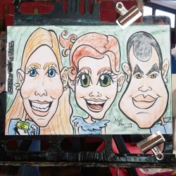 Doing caricatures in Melrose, MA! 11-5 today, Melrose Arts Festival