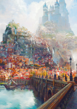  Concept art for Tangled by Craig Mullins 