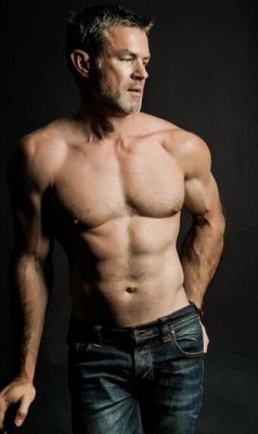 silverfoxmen: Christopher Gernon, model  Hot daddy