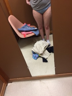 lifes-inside-out:  Impromptu change room selfies are the best