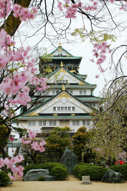 mizunokisu:   	Osaka Castle by Markéta    