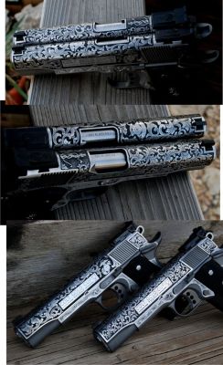 weaponslover:  Colt 1911, Obsessed with the detailing   <3