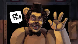 michellepow:  Drew Markiplier as golden Freddy from Five Nights