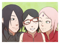 imdsound:  *After family portrait*Sarada: “Papa! Mama! Let’s