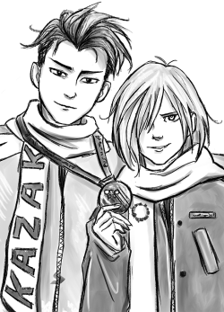 russian-fairy:A little Olympic sketch in black and white because