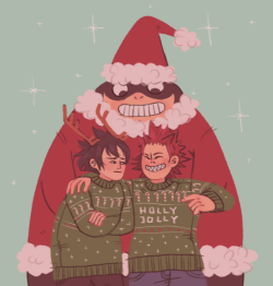 tonberrypng:fatgum family christmas card 🌟