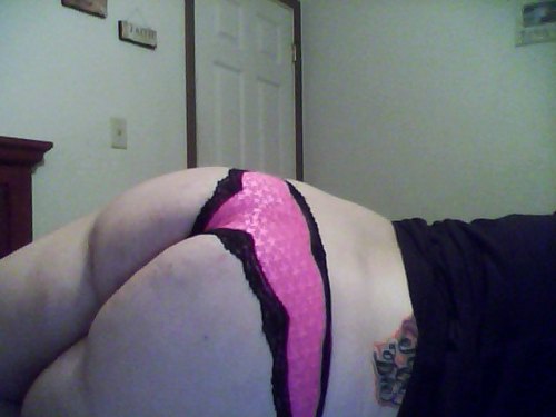 downsouthgagirl:  Â A) Pink B) Leopard Which panties look better?   Lovely butt.