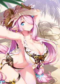 nijigenlewd: Narmaya by artist Hong (@HongBsWs)