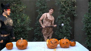 dork-iplier:  Smashing poor innocent pumpkins