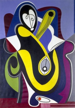hipinuff:  Auguste Herbin (French: 1882-1960), The  woman with