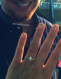 crinklesaurus:  Omg y'all she said yes! I’m the luckiest boy