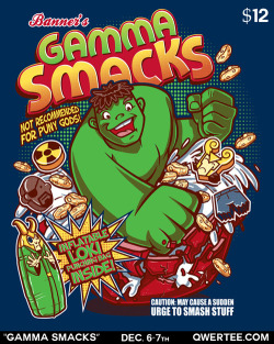 bamboota:  “Gamma Smacks” t-shirt on sale on http://www.qwertee.com/ for