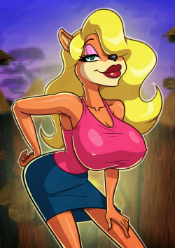 phazyn: Here’s today’s pinup Crash Bandicoot’s old fling