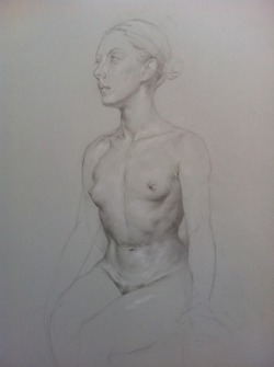 Brooke Lynne | NMT Torso study 12 hour pose Paris