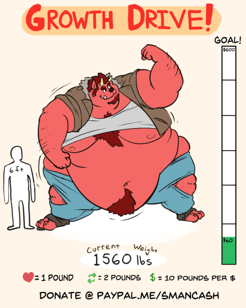 smandraws:    growth drive update! he got much heftier and taller