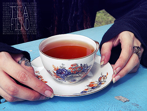 tea-fiend:  There has been a serious lack of tea on my blog as of late. Here is this to make up for it.  