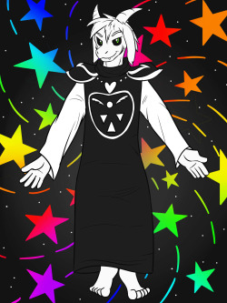 Asriel in godform