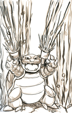 ozkit:  Blastoise, #9 - gotta sketch ‘em all!