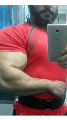 ultramasculinity:  Mahmout Irmak‘s delicious biceps