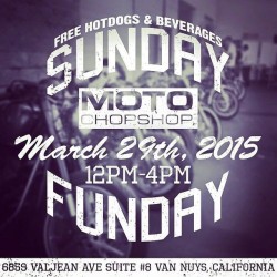 Moto Chop Shop BBQ tomorrow! Ride out and let’s talk about