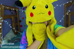 neonxmermaid:  My pikachu hat 😂 Please don’t change source