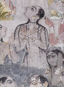  animus-inviolabilis: Ladies bathing from a scene of Krishna