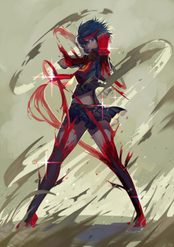 animexfavorites:  Transformation ☆ KILL La KILL | ♣3 [pixiv] 