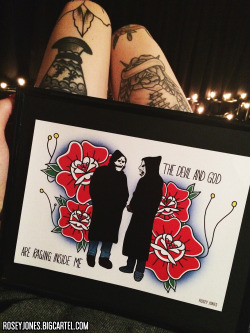 roseyjones:  added a new print to my shop ❤️ (yes I love