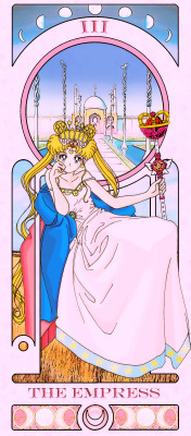 opalborn:  saltwavesandbones:  silvermoon424:  Sailor Moon Tarot