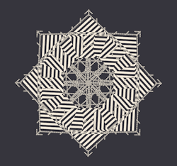 sixpenceee:  Geometric patterns made by   Erik Soderberg.