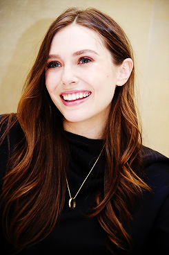 -dailycelebs:  Elizabeth Olsen at the ‘Godzilla’ Press Conference