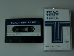 npylog:  TEAC Alignment Tape (MTT-121N) by thegreatexperimentalaccount