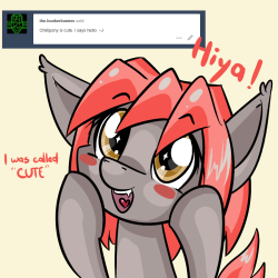 askchilimod:if you say nice things to this pony she will start