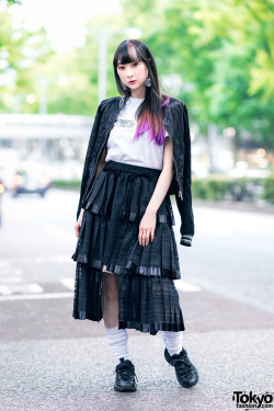 tokyo-fashion:  RinRin Doll on the street in Harajuku wearing