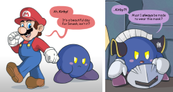 finalsmashcomic:  A Marvel-lous Mix-Up So close, Meta Knight.