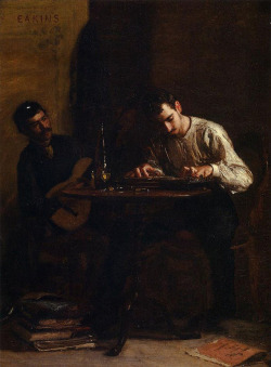 Professionals at Rehearsal, 1883, Thomas Eakins