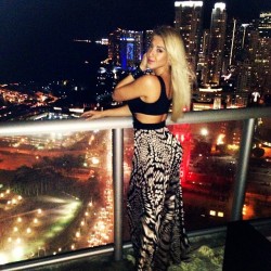 valeriaorsini:  Windy Miami Night… Dress\ @xoho_boutique 