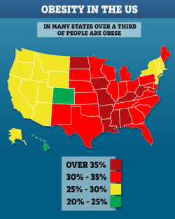 obese500:  gluttonousfeedeewitch:  mapsontheweb:  Obesity in