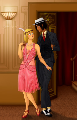 aaaaaannd it’s finally done! 1920s AU YUMIKURI cause i’m