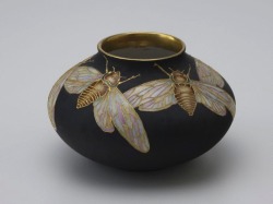 lucasta:  Vase with cicada design (1917), Delia Cadden 